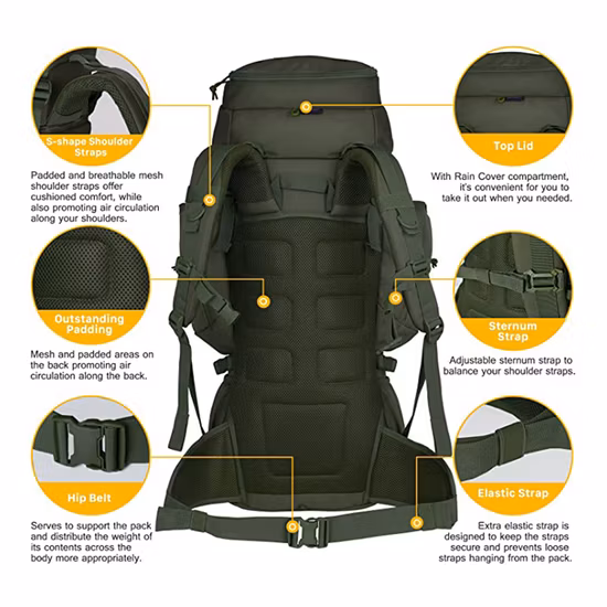 2017 Tactical Military Expandable Hydration Backpack