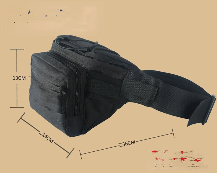Outdoor Tactical Tackle Shoulder Bag Waist Pack 600d Military Nylon Oxford Fishing Gear Storage Organizer Messenger Bag
