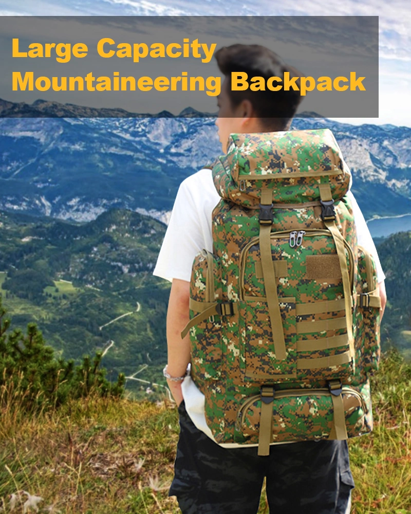 Waterproof Camping Tactical Backpack Hiking Travel Bag Climbing Backpack