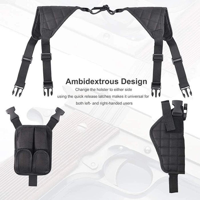 Wear Resistant Adjustable Tactical Nylon Shoulder Holster