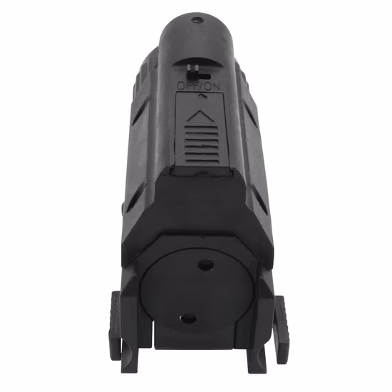 Lanterna de LED montada em pistola compacta tática com laser vermelho