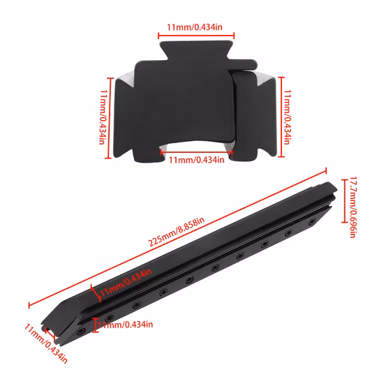 Spina Optics Ak Cover Base para montagem de caça Suporte para riflescópio Acessórios táticos