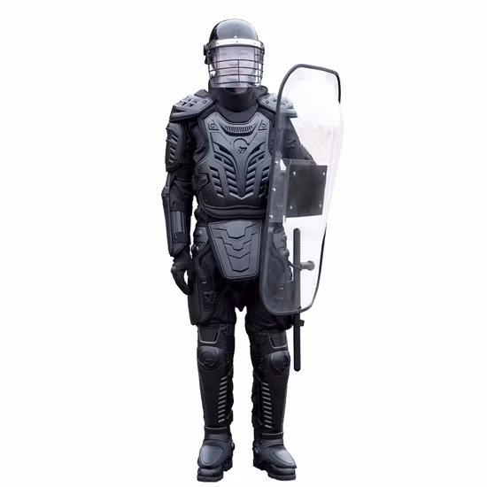 Novo design tático de alta proteção leve traje antimotim Ark0112