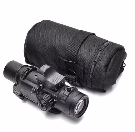 Escopo de arma de retículo de prisma de caça tática 1-4X Dr. Destacável rápido 1X-4X Ampliação ajustável Função dupla Red DOT Scope Mira telescópica