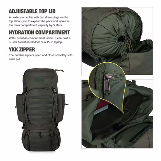 Mochila de Hidratação Tática Militar Expansível 2017